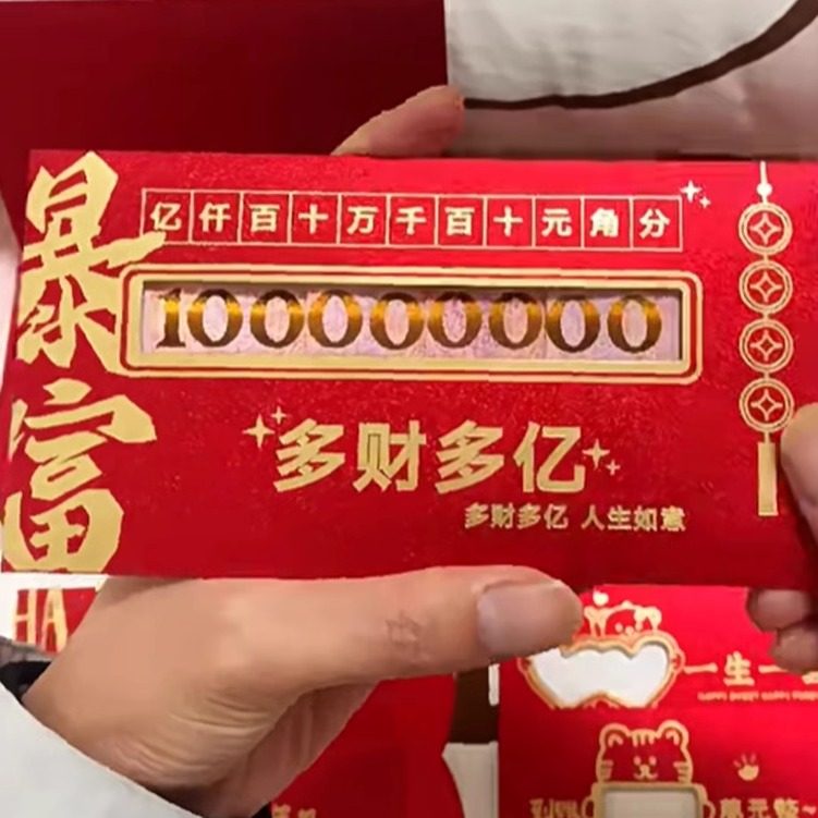 镂空红包2025新款蛇年春节趣味个性压岁钱包送男女朋友仪式感礼盒