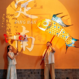 非遗鱼灯2026新年元宵节户外景区传统鲤鱼灯古风节日装饰氛围道具