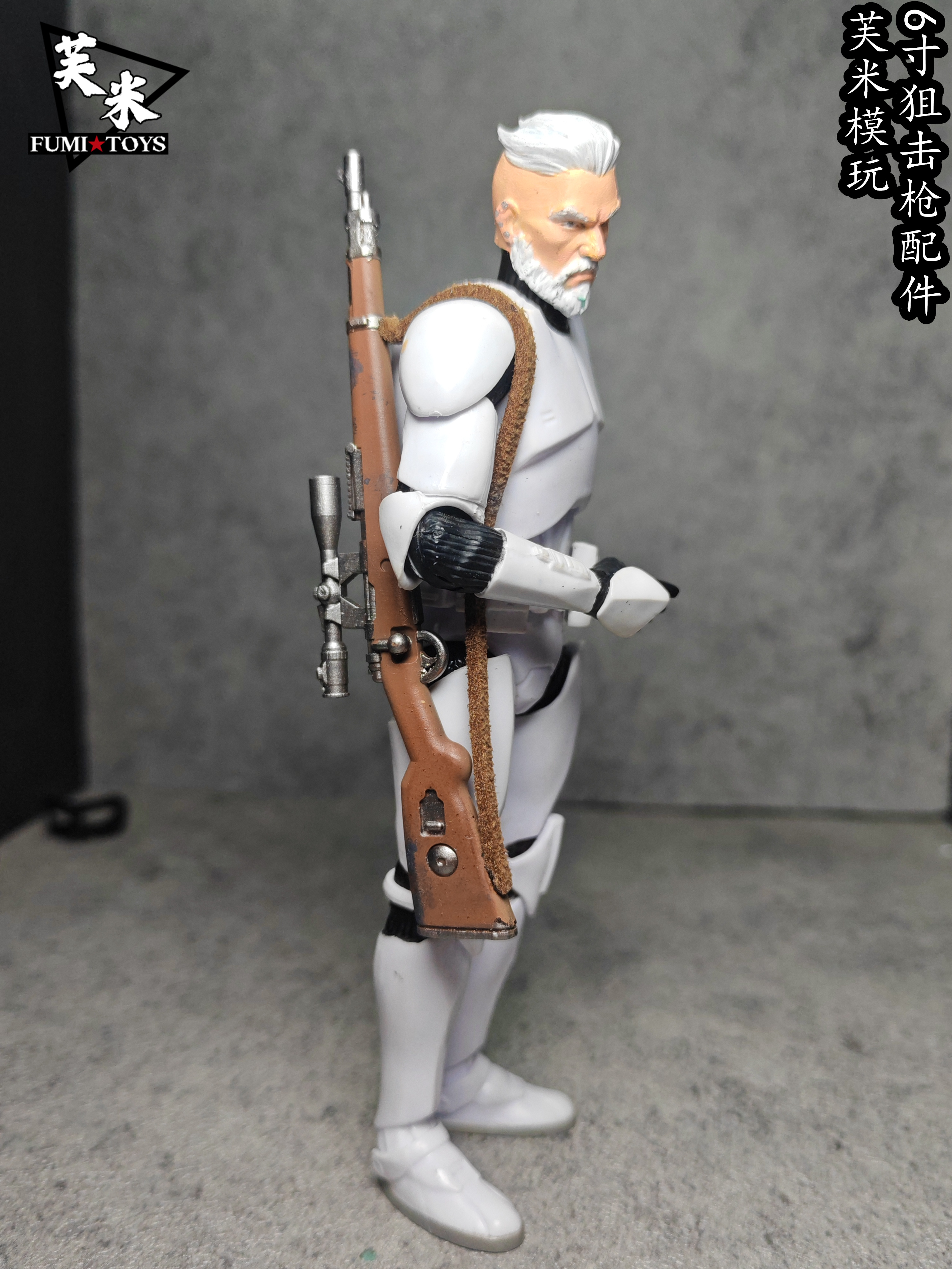 麦克法兰黑归蝙蝠侠狙击枪1/12