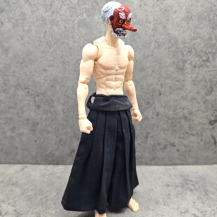 现货-鬼灭之刃 鳞泷左近次 天狗面具  1/6 1/12男女兵人模型