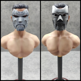 现货-1/6毁灭博士面具 杜姆神君12寸模型手办散配件自D