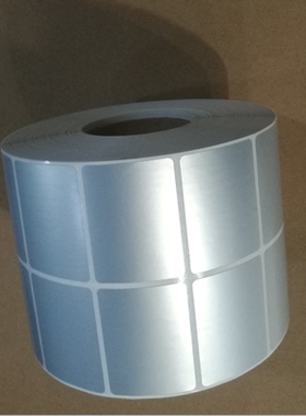 哑银贴纸50x30条码纸G500u 530U TSC4T300防水不干胶标签纸特惠