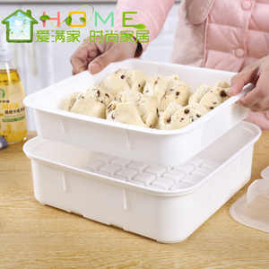 大号方形微波炉专用蒸笼塑料饭盒蒸锅蒸米饭煲保鲜盒加热蒸盒包邮