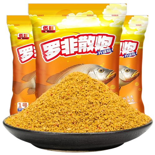 伍田罗非散炮黑坑竞技窝料手食配方