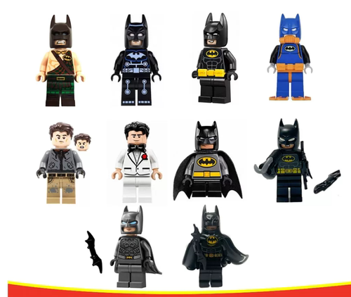 LEGO乐高DC超级英雄系列人仔sh1071永恒蝙蝠侠sh1122蝙蝠侠抽抽乐