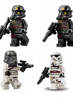 乐高LEGO 星战人仔 sw1416死亡士兵 sw1417暗夜士兵 暴风兵 75412