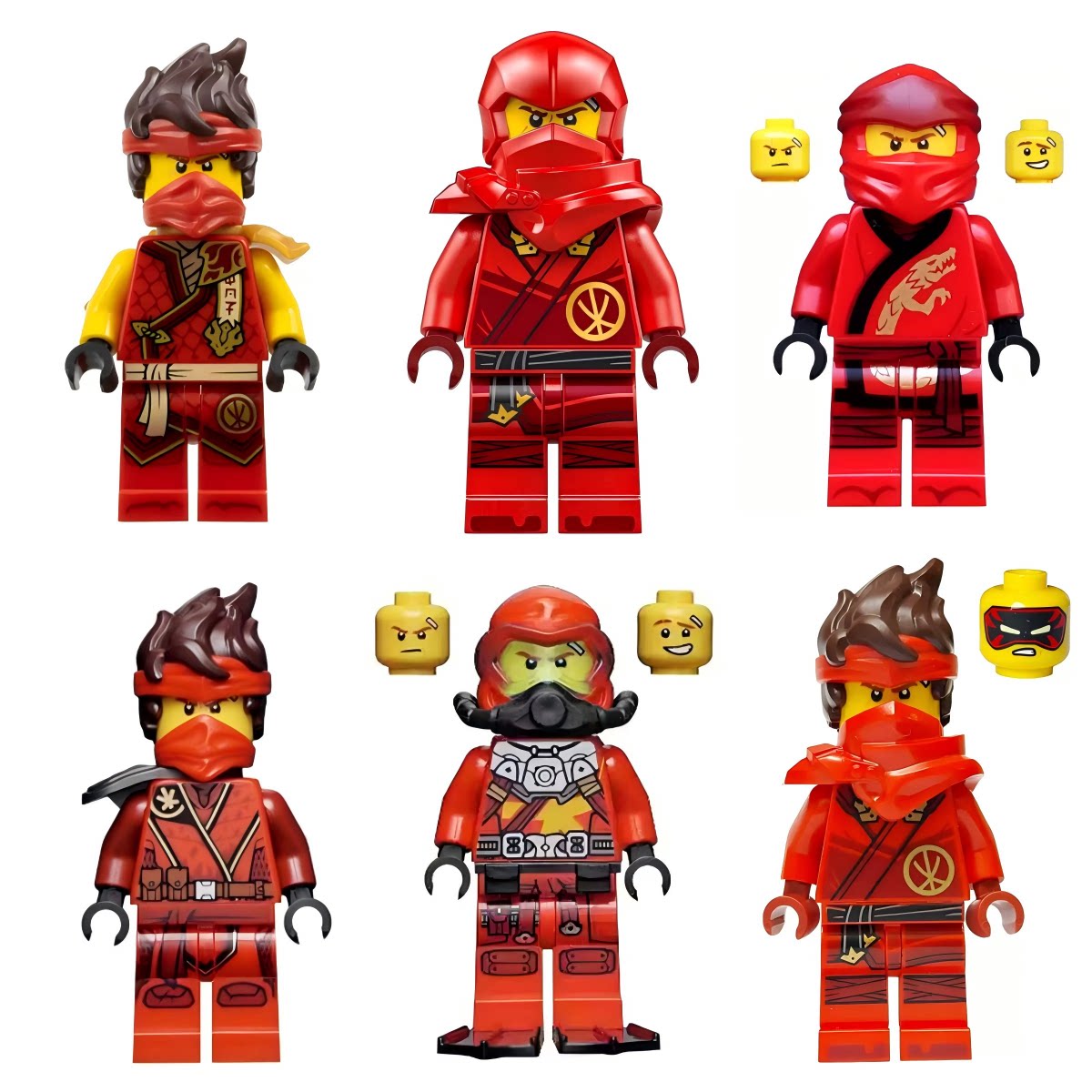 LEGO 乐高 幻影忍者 主角凯 njo007 567 706 492 830 643 305龙服