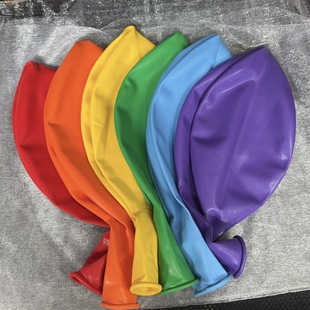 地爆球超大36寸18寸彩色正圆加厚特大防爆街卖气球儿童玩具公园地