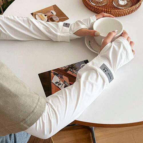 新款宽松夏季防晒冰袖冰丝户外