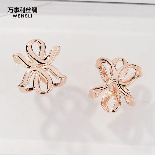 万事利高档环形丝巾扣