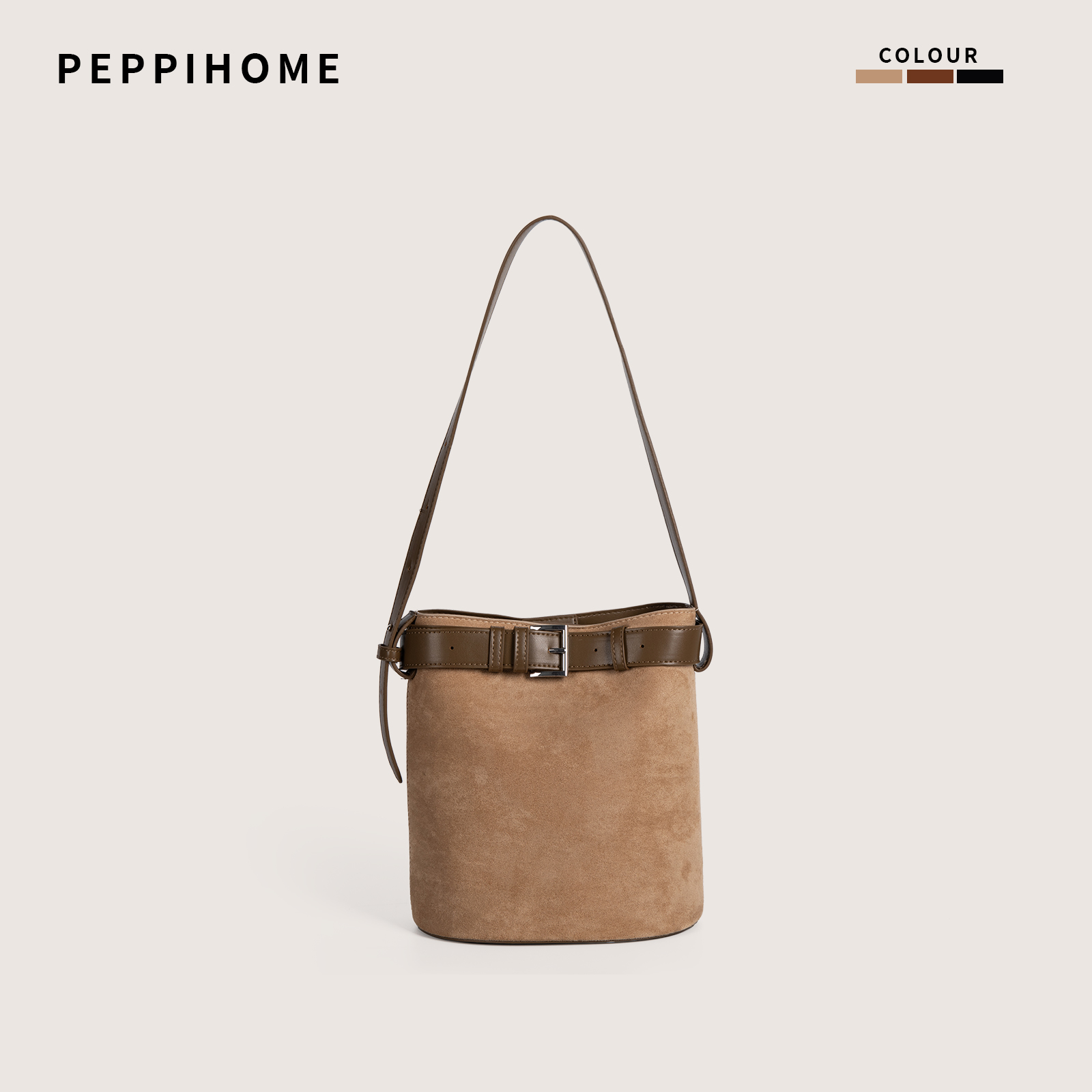 2025秋冬新款百搭腋下水桶包小众