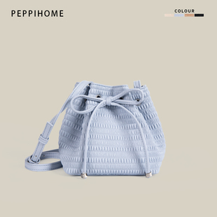 2025新款 PEPPIHOME包包女式 百搭水桶包轻奢小众高级感单肩斜挎包