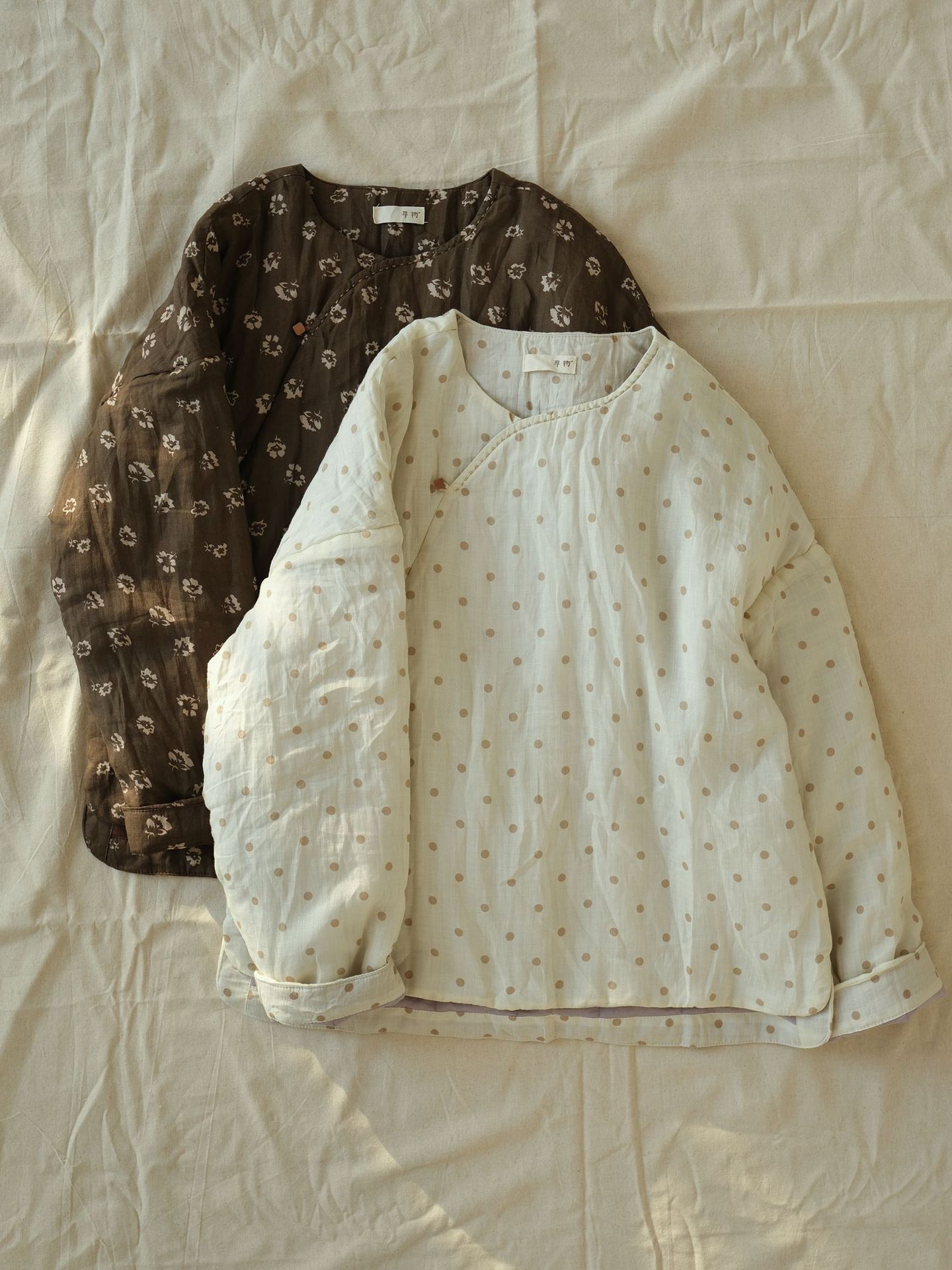 丝绵常规复古宽松夹棉加厚棉袄