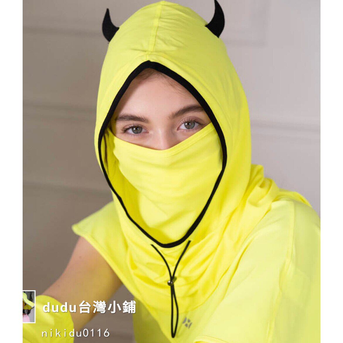 现货 台湾 hoii 后益 时尚头套 防晒帽防紫外线 头巾脖围/男女款