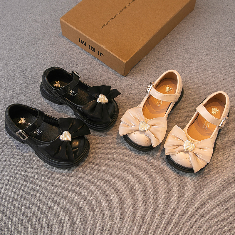 春秋季儿童女轻便舒适公主皮鞋