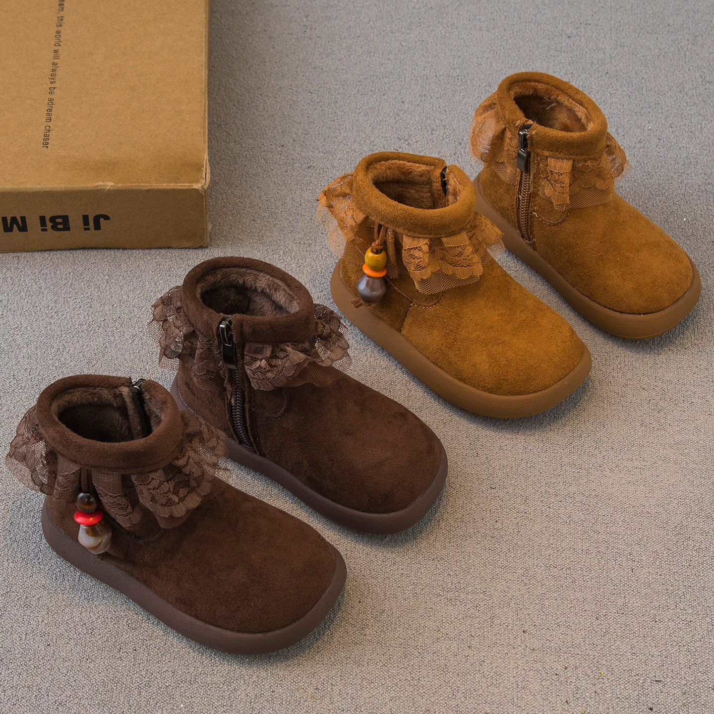 女童棉靴2025冬季新款儿童鞋子二棉加绒勃肯靴保暖宝宝冬靴短靴潮,童鞋/婴儿鞋/亲子鞋,棉靴,淘宝优惠券,粉丝福利购,淘宝优惠卷