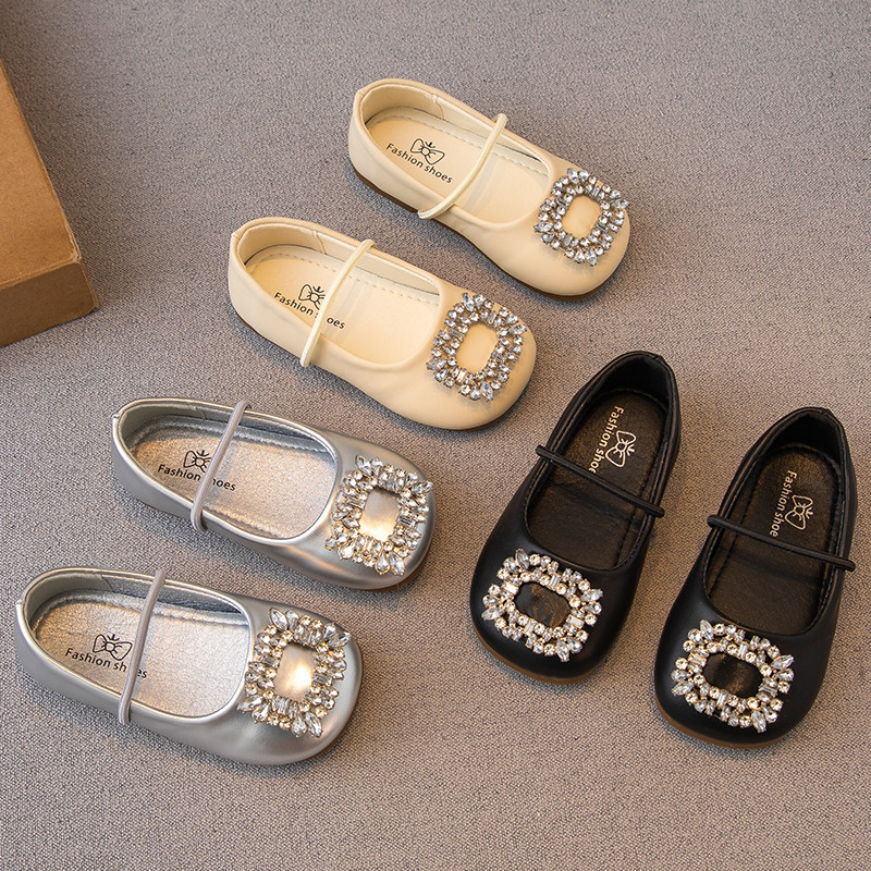 女童皮鞋2024春秋新款儿童鞋子小女孩公主鞋软底豆豆鞋单鞋洋气潮,童鞋/婴儿鞋/亲子鞋,皮鞋,淘宝优惠券,粉丝福利购,淘宝优惠卷