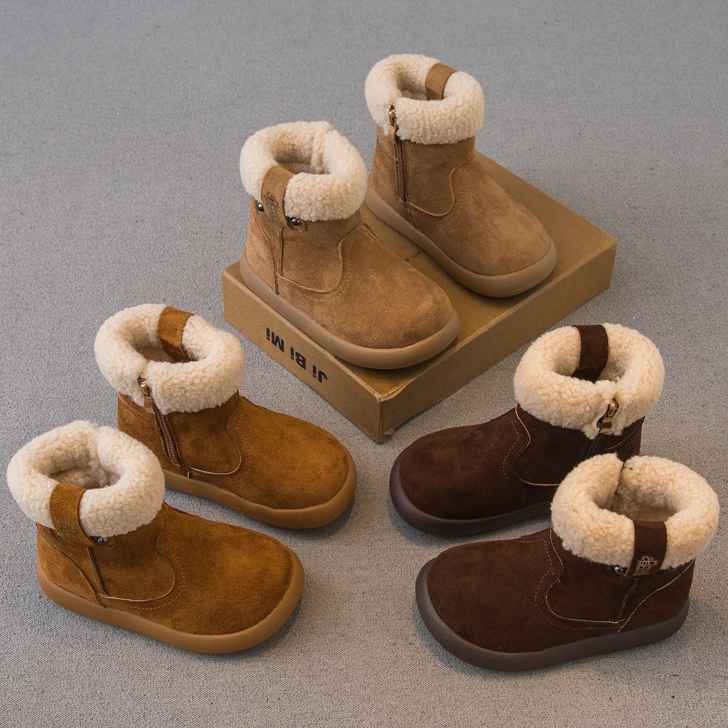 女童雪地靴2025冬季新款儿童鞋子毛毛靴加绒加厚大棉靴保暖勃肯靴,童鞋/婴儿鞋/亲子鞋,雪地靴,淘宝优惠券,粉丝福利购,淘宝优惠卷