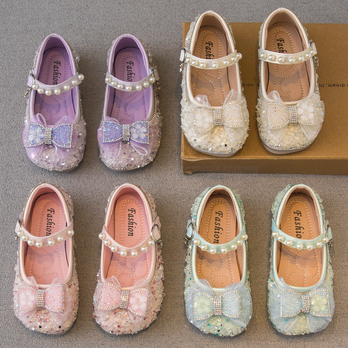 女童皮鞋2026春秋新款儿童鞋子小女孩公主鞋软底洋气豆豆鞋单鞋潮,童鞋/婴儿鞋/亲子鞋,皮鞋,淘宝优惠券,粉丝福利购,淘宝优惠卷