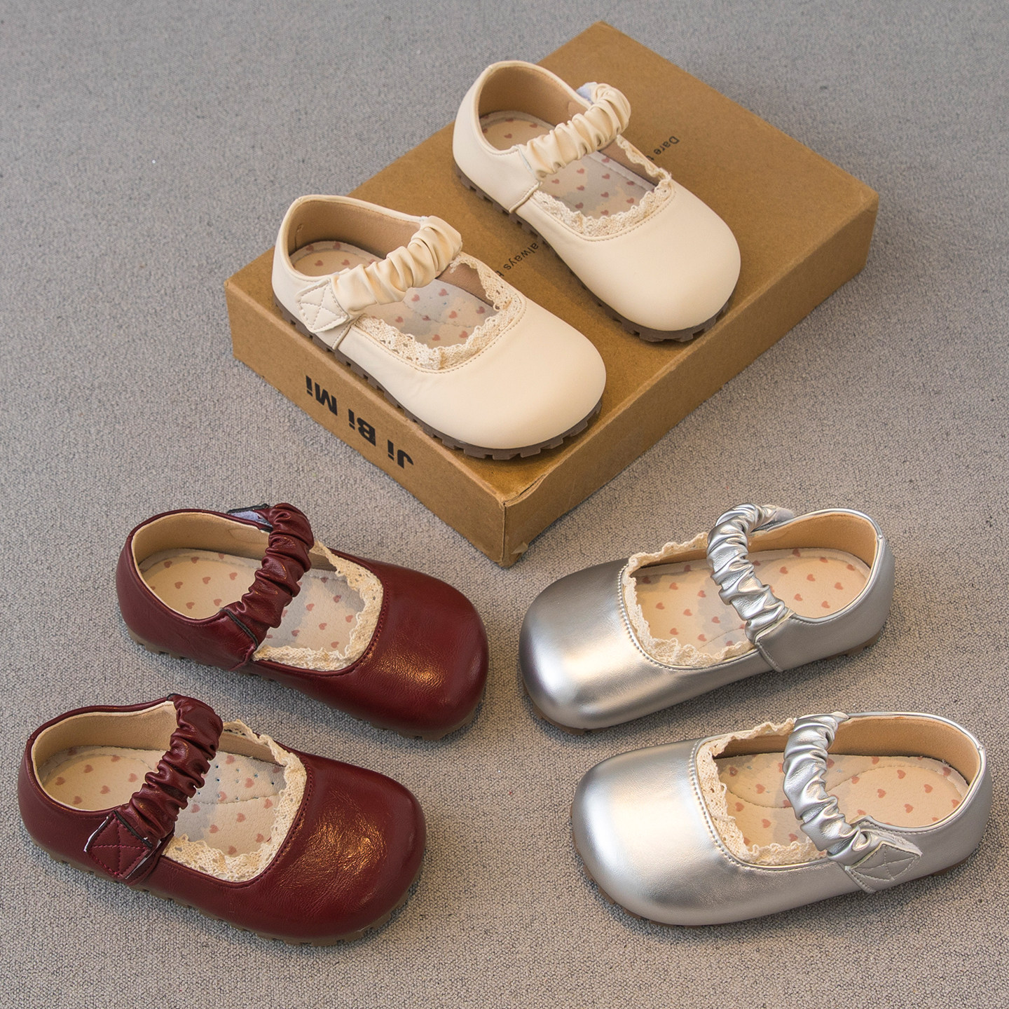 女童皮鞋2026春秋新款儿童鞋子小女孩公主鞋软底豆豆鞋宝宝单鞋潮,童鞋/婴儿鞋/亲子鞋,皮鞋,淘宝优惠券,粉丝福利购,淘宝优惠卷