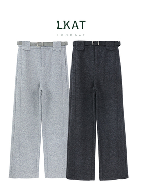 LKAT251202时尚腰带休闲裤