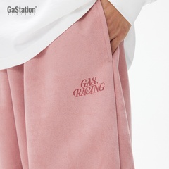 Gastation麂皮卫裤秋冬舒适垂感面料休闲百搭宽松薄款潮流长裤