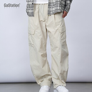 裤 多褶立体剪裁防风防泼水工装 大贴袋 伞兵弯刀裤 Gastation机能