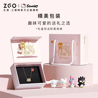 Sanrio, Hello Kitty, дизайнерское ожерелье, цепочка до ключиц, тренд сезона, подарок на день рождения, серебро 925 пробы