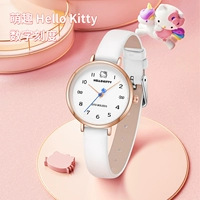 Hello kitty, детские часы, водонепроницаемые кварцевые часы