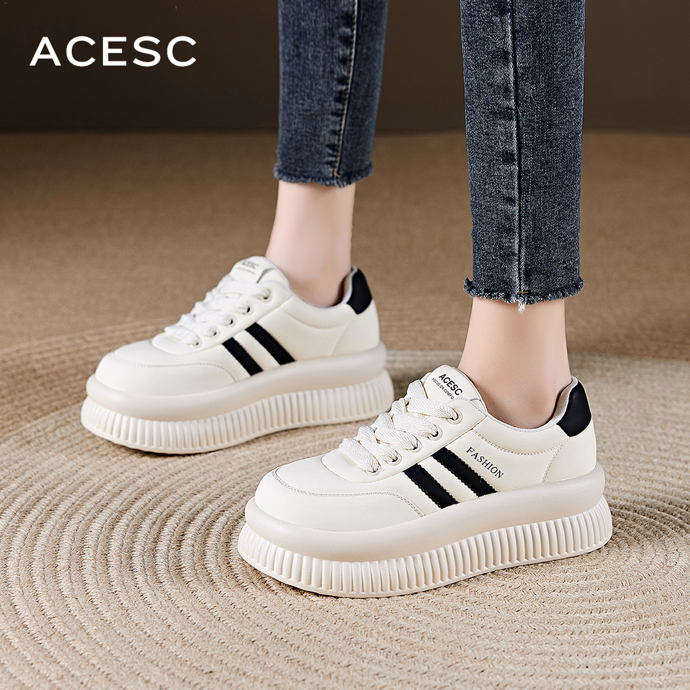 休闲厚底增高小白鞋百搭