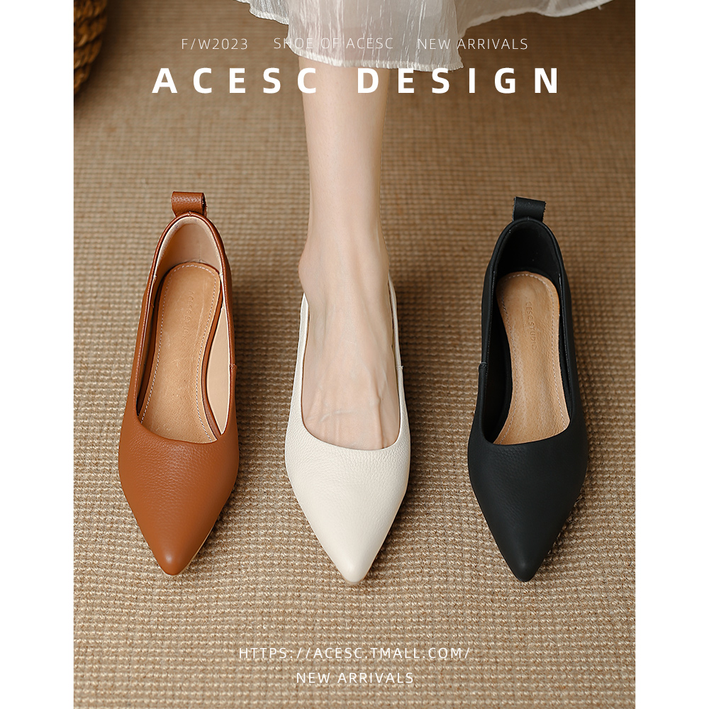 艾斯臣单鞋休闲细跟女士单鞋