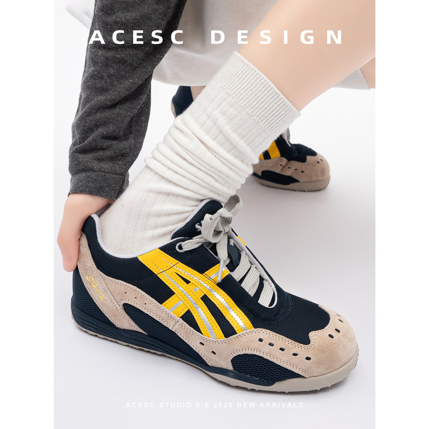 真皮复古百搭德训鞋女2025春秋季新款多巴胺运动阿甘鞋增高休闲鞋