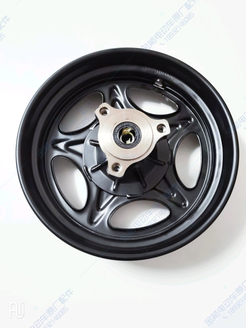 电动车原厂配件金箭耀世奔富锐航唯蜜欧尚战神前碟刹鼓刹钢圈前轮