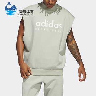 无袖 Adidas 阿迪达斯正品 运动宽松情侣款 IA3415 卫衣套头衫