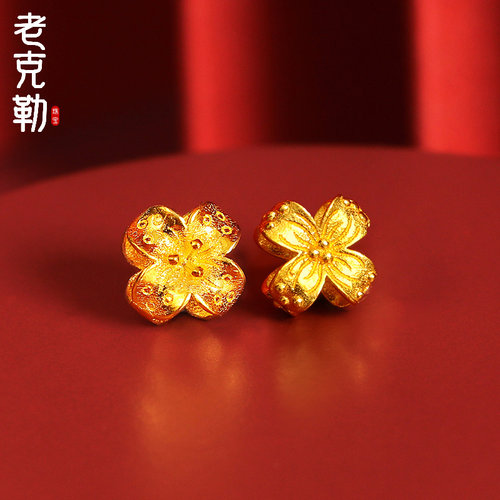 diy配件串珠散珠古法黄金手串