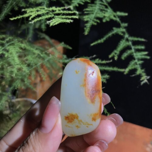 儒贤玉道新疆和田玉独籽原石天然皮子独颗籽料原皮无修原生态