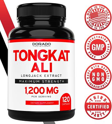 美国代购Tongkat Ali Extract (Longjack) Eurycoma Longifolia,