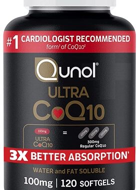 美国代购Qunol CoQ10 100mg Softgels, Qunol Ultra CoQ10 100mg,