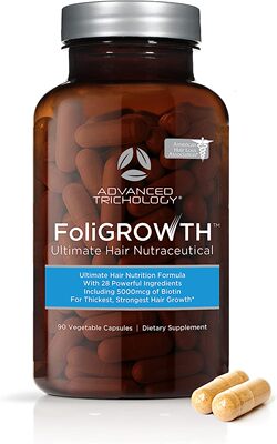 美国代购FoliGROWTH™ Hair Growth Supplement for Thicker Full