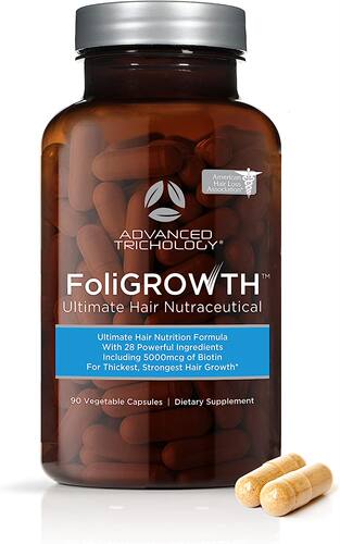 美国代购FoliGROWTH™ Hair Growth Supplement for Thicker Full