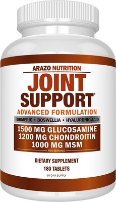 美国代购Glucosamine Chondroitin Turmeric MSM Boswellia - Joi