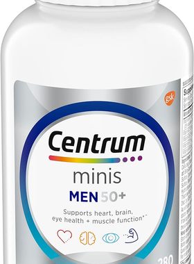 美国代购Centrum Minis Silver Multivitamin for Men 50 Plus, M