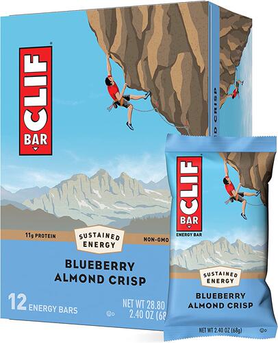 美国代购CLIF BARS - Energy Bars - Blueberry Crisp - Made wit