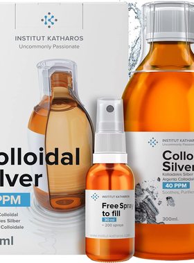 美国代购Colloidal Silver Liquid 10 fl oz & Spray to Fill ●