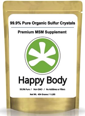美国代购Organic Sulfur Crystals, 99% Pure MSM Crystals, Prem