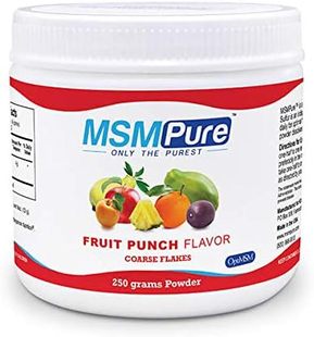 MSMPure Fruit Punch 美国代购 Coarse Health Flavored Powd Kala