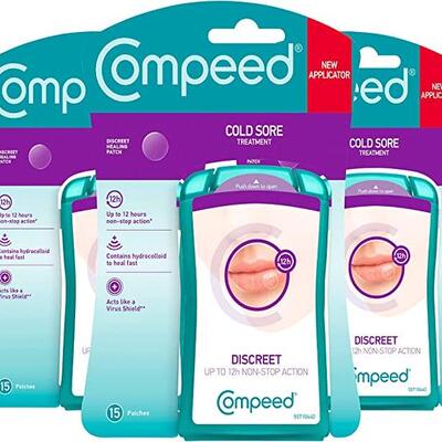 美国代购Compeed Cold Sore Discreet Healing Patch, 45 Patches