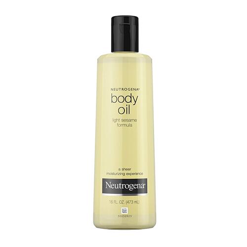 美国代购Neutrogena Body Oil Light Sesame Formula, Dry Skin M
