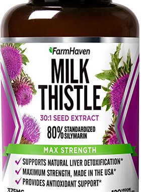 美国代购FarmHaven Milk Thistle Capsules | 11250mg Strength |