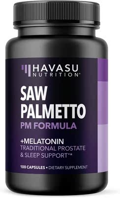 美国代购Havasu Nutrition Saw Palmetto Prostate Supplement -
